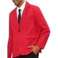 thumbnail image 4 of Lars Amadeus Suit Jackets for Men's Solid Color Single Breasted Sports Coat Blazers, 4 of 5
