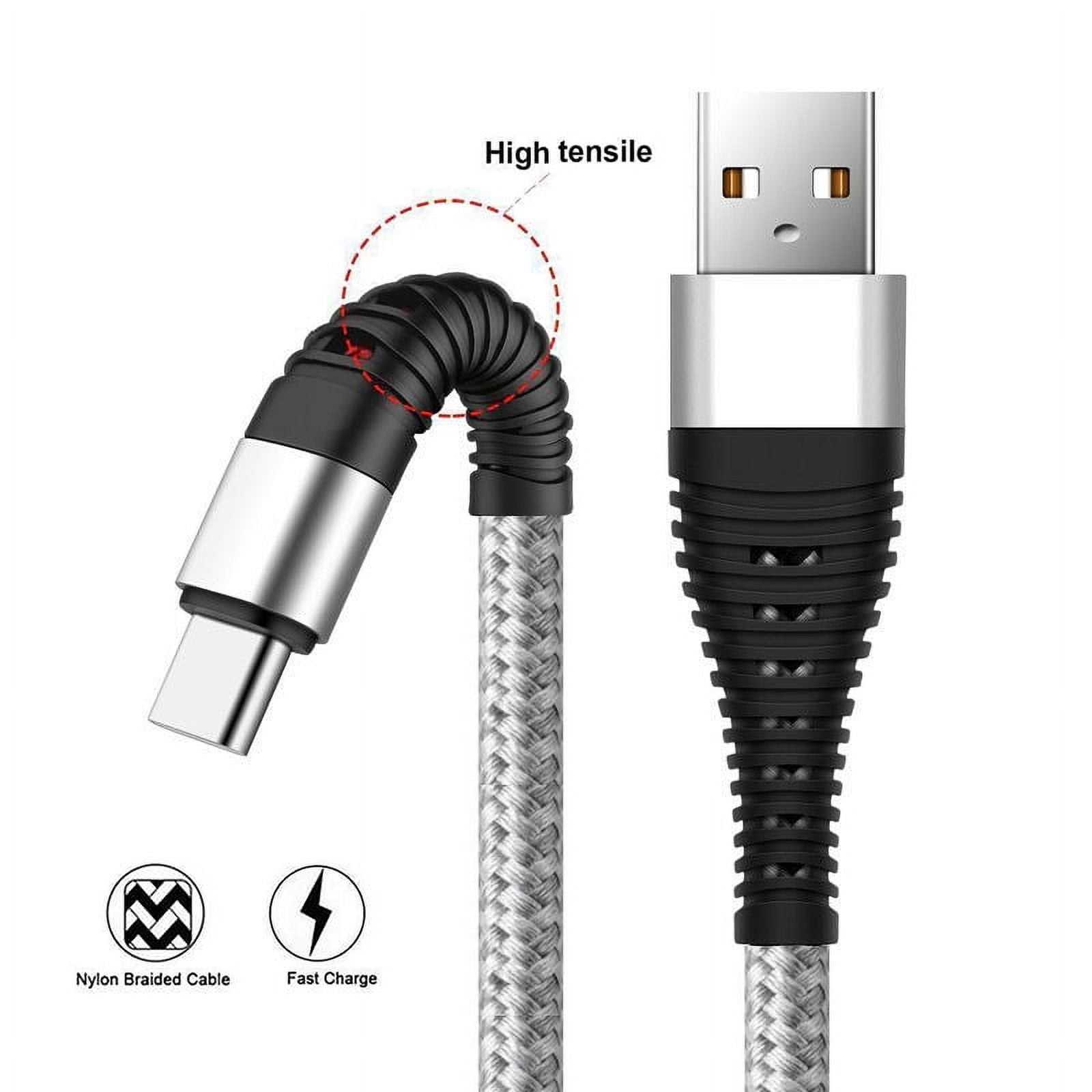 6ft and 10ft Long USB-C Cables Compatible With Google Pixel Tablet 11" (2023) - Fast Charge TYPE-C Cord Power Wire Data Sync Braided