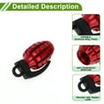 thumbnail image 5 of Unique Bargains 4 Pcs Tire Valve Stem Caps Decorative Grenade Shape Tyre Valve Dust Covers Aluminum Alloy Plastic  Red 36.5mm, 5 of 7