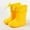 Yellow, variant on Girls Boys Rain Boots, Drawstring Non Slip Waterproof Lightweight Rain Shoes Yellow Size 24