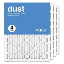 16.375x21.5x1 Air Filter MERV 8 Pleated HVAC Furnace Air Filter, Dust 4-Pack Made in the USA