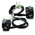 thumbnail image 1 of 2 piezas LED interruptor de manillar de motocicleta bocina impermeable izquierda derecha para Niu Con luz LED azul Zulema, 1 of 8