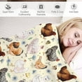 thumbnail image 3 of Hen Chicken and Rooster Family Throw Blanket Gifts for Chicken Lovers Warm Ultra-Soft Micro Fleece Blanket for Bed Couch Living Room 60"x50", 3 of 6