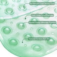 thumbnail image 4 of Bathtub and Shower Mats, Extra Long Non-Slip Bath Tub Mat 39 x 16 Inch, Machine Washable BathMat with Suction Cups & Drain Holes for Bathroom Floor, Clear Pale, 4 of 7