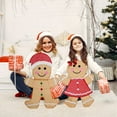 thumbnail image 6 of DEORAB 2-Pieces Outdoor Christmas Gingerbread Man lghting Decorations Xms Indoor Yard Garden Lawn Holiday Festive Light-up Decor, 70 LED Lights, 6 of 6