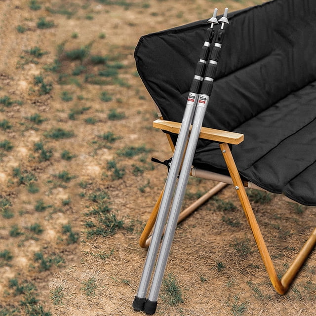 Barra de soporte para tienda, aleación de aluminio, toldo ajustable, poste, accesorios para acampar FLhrweasw Nuevo