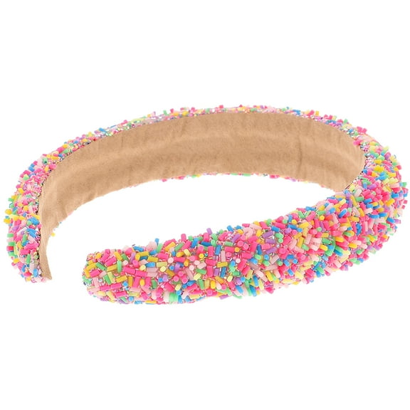 EXHUMKY Thick Headbands for Women Plastic Candy Colors 1Set