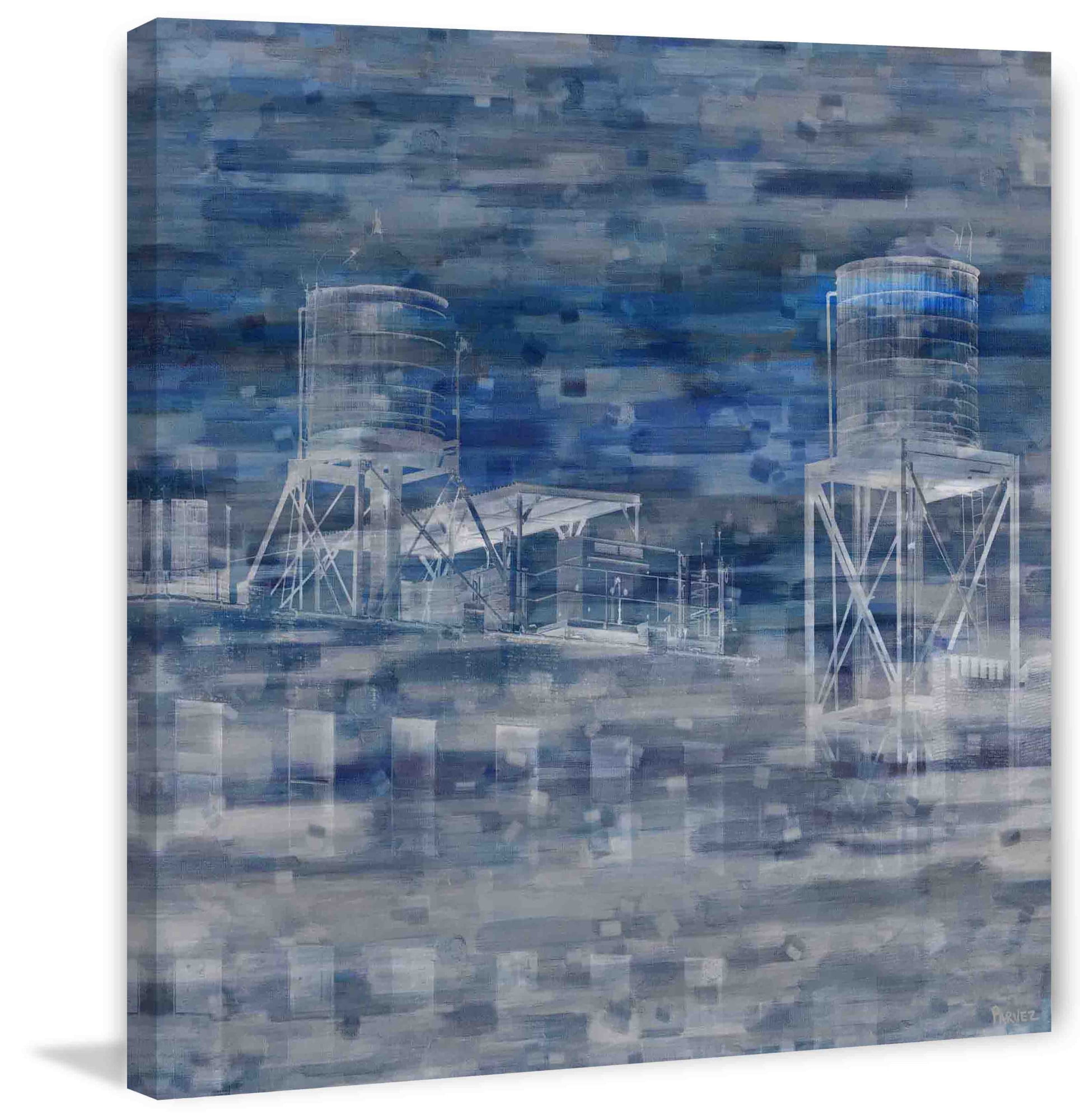 Parvez Taj "Industrial NYC" Print on Canvas