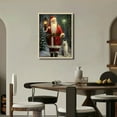 thumbnail image 4 of Nawypu  Merry Christmas Santa Claus Poster Canvas Picture Printing Art Decoration Living Room Bedroom Home Background Wall Decoration, 4 of 4