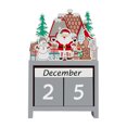 thumbnail image 3 of Christmas Countdown Wooden Christmas Countdown Desktop Calendar Building Christmas Countdown Decoration Christmas Home Decoration Christmas Decorations Glass Christmas Bulb Decorations Strength, 3 of 3