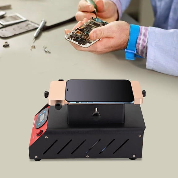 Miumaeov Screen Separator 7" LCD Screen Separation Platform Turntable Separator Curved Screen Debonding Cell Phone LCD Screen Built-in Pump Vacuum Manual Separator