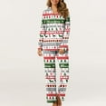 thumbnail image 4 of Xihbxyly Christmas Pajamas for Women, Women's Christmas Printed Pajama Set for Daily Home Wear Two-Piece Pajama Set with Pocket, 4 of 6