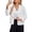03#White, variant on Women's Elegant Long Sleeve Office Blazer Open Front Business Casual Suit Jacket