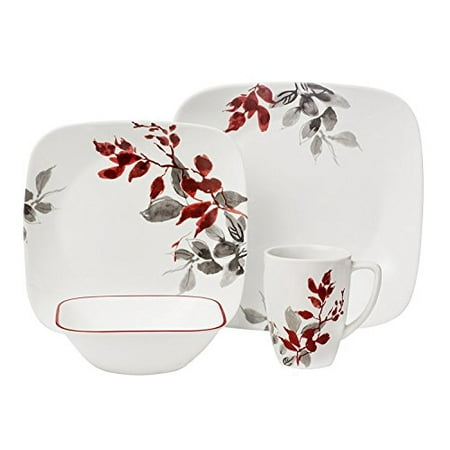 UPC 071160067165 product image for Corelle Square Kyoto Leaves 16-pc Set | upcitemdb.com