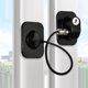thumbnail image 5 of Cerradura de seguridad para ventanas con cable para niños con llaves, protección anticaídas, adhesiva, para refrigeradores, puertas, refrigeradores y ventanas de edificios altos, 5 of 10