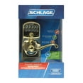 thumbnail image 2 of Schlage FE595VPLY505FLA Bright Brass Keypad Lever With Plymouth Trim And Flair Lever With Flex Lock, 2 of 5