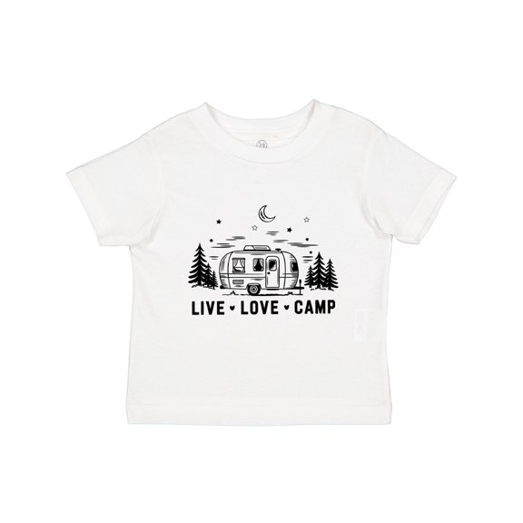 Inktastic Camping Summer Trip Live Love Camp Boys or Girls Toddler T-Shirt
