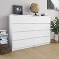 thumbnail image 2 of vidaXL Sideboard Concrete Gray 55.1"x13.7"x39" Chipboard, 2 of 36
