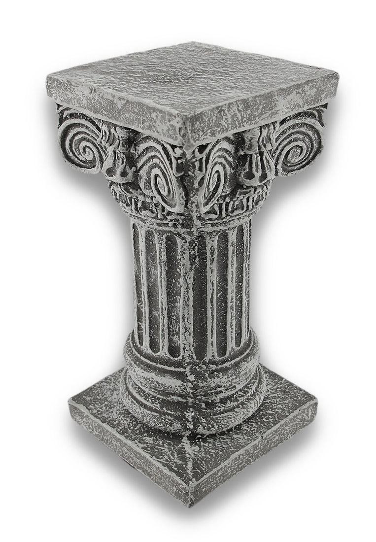 Solid Concrete Roman Pillar Mini Statue Pedestal