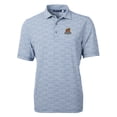 thumbnail image 2 of Men's Cutter & Buck Navy Toledo Mud Hens Virtue Eco Pique Botanical Print Recycled Polo, 2 of 3