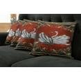 thumbnail image 2 of Ambesonne Animal Throw Pillow Cover 4 Pack, Romantic Swan Couple, 16", Multicolor, 2 of 6