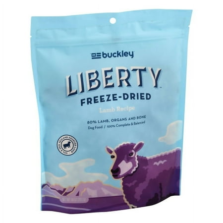 UPC: 0856605005243 | Buckley Pet – Liberty Freeze-Dried Dog Food Lamb Recipe – 10 oz.