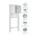 thumbnail image 5 of STAROUS Over The Toilet Storage Cabinet, Bathroom Shelf Over Toilet, Bathroom Storage Cabinet Organizer, White, 5 of 6