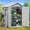 Light Gray, variant on DEXTRUS 6.2x3.4 ft, 20.1 Sq ft Resin Outdoor Shed with Window, Vent & Lockable Outside, Weatherproof Garden Storage & Patio Furniture, Black & Grey