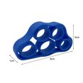 thumbnail image 3 of Banda De Resistencia De Muñeca Banda de agarre de mano de 5 dedos de silicona para entrenamiento de gimnasia (azul zafiro 8.8LB) Likrtyny  Para Estrenar, 3 of 9