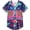 Blue, variant on 80s 90s Outfit for Women Retro Hip Hop Baseball Jersey, 80s 90s Theme Party Disco Shirt