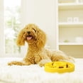 thumbnail image 1 of Slow Feeder Dog Bowls Anti Choking Fun Feeder Slow Feed Interactive Bloat Stop Dog Bowl (Yellow), 1 of 1