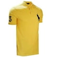 thumbnail image 4 of POLO RALPH LAUREN Mens Big & Tall Classic Fit Short Sleeve Big Pony Mesh Polo (4XB, Yellow), 4 of 4