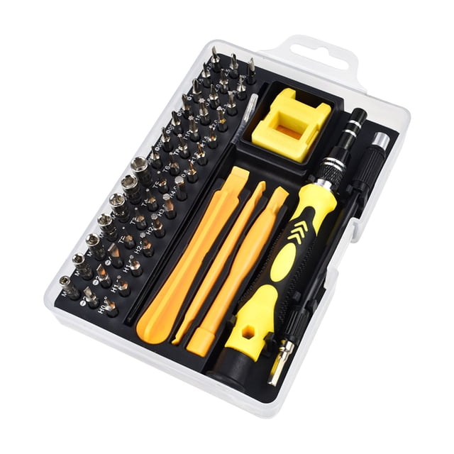 Vacemry 52 In Precision Screwdriver Set, Professional Watch And Phone Repair Tool Kit With 42 Bits, Magnetic Driver For Electronics Disassembly, Mobile Phone Laptop Console Repair Tools, For