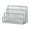 Silver, variant on Desk Organizers with 3 Compartments for Desk Mail Organizer Office Small Letter Sorter Desktop File Organizer Metal Mesh with Vertical Uprights Compartments Bathroom Essentials