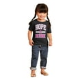 thumbnail image 3 of Breast Cancer Hope In Pink Ribbon Toddler Baby Girl T Shirt Brisco Brands 6M, 3 of 4