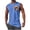 Blue, variant on Men's Sleeveless Muscle Tank Top Tropical Sunset Graphic Print Gym Workout Shirt for Running and Beach Khaki M