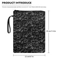 thumbnail image 7 of HELLHERO Polyester Book Cover for Readers Book Lovers Gift for Journal Decorative Design, 11.4 Inch X 8.66 Inch Coffee, 7 of 7