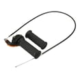 thumbnail image 4 of unbranded 1Par Manillar De Para Motocicleta Con Cable Y Agarre Negro De Metal Y Goma, 4 of 5