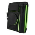 thumbnail image 3 of Mochila artista, estuche de cartera de arte, transportista de almacenamiento de telas de oxford gran bolsa de dibujo para suministros de manualidades Verde negro, 3 of 8