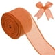 thumbnail image 1 of Cinta de Arpillera Uxcell, Cinta de Borde Alambre de 2" x 10 Yardas, Cinta para Árbol de Navidad, Cinta de Arpillera Rústica [Naranja Oscuro], 1 of 1
