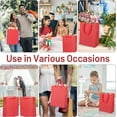 thumbnail image 3 of 12 Pack Red Kraft Paper Gift Bags with Handles for Wedding, Birthday, Party, Shopping, 3 of 6