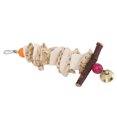 thumbnail image 4 of Bird Cuttlebone Toy, Buckle Design Hand Made Colorful Cuttlefish Bone  Toy Bite Resistance With Bell For Parrots For Budgie For African Greys 15cm/5.9in,20cm/7.9in,25cm/9.8in, 4 of 8