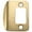 Bright Brass, variant on Kwikset 85303-3 Radius Corner Deadbolt Full Lip Strike Bright Brass Finish