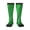 2 Black-1, variant on Xecao Shiny round green sequins Print Compression Socks for Both Men And Women for Running, Travel, Flight, Nurse
