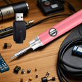 thumbnail image 4 of Décorations Kits de Soudure de Noël 3 Niveaux de Tension Réglables Batterie 650Mah Chariot Stylo avec Adaptateur Usb Kits d'Outils de Soudure, 4 of 5