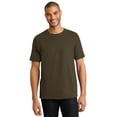 thumbnail image 4 of Hanes Men's and Big Men's Authentic Short Sleeve Tee, Up To Size 6XL, 4 of 13