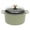 Juniper, variant on Sur La Table Kitchen Essentials Supper Club 5-Quart Enamel-Coated Cast Iron Dutch Oven Pot with Oven Safe Glass Lid, Oven-to-Table Cookware for Bread, Soups, Stews & Braising - Juniper