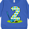 thumbnail image 3 of Inktastic Argyle Golf 2nd Birthday Toddler Sweatshirt, 3 of 4