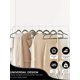thumbnail image 3 of 30PCS/50PCS/60PCS Velvet Coat Hangers - Heavy Duty Velvet Clothes Hangers with a Tie Bar - Premium Non-Slip Hangers for Clothes - 360 Degree Swivel Ho, 3 of 4