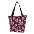 thumbnail image 2 of Kdxio Lilies Flowers Women Reusable Grocery Bags Foldable Ripstop,Reusable Shopping Bags for Shopping,Gym,Gift, 2 of 8